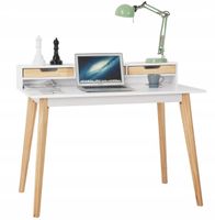 biurko eleganckie do gabinetu biura szuflady nowoczesne duże komputerowe