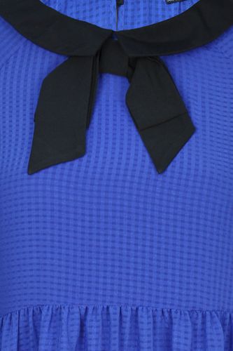 Niebieska sukienka, kołnierzyk - 38 / M na Arena.pl