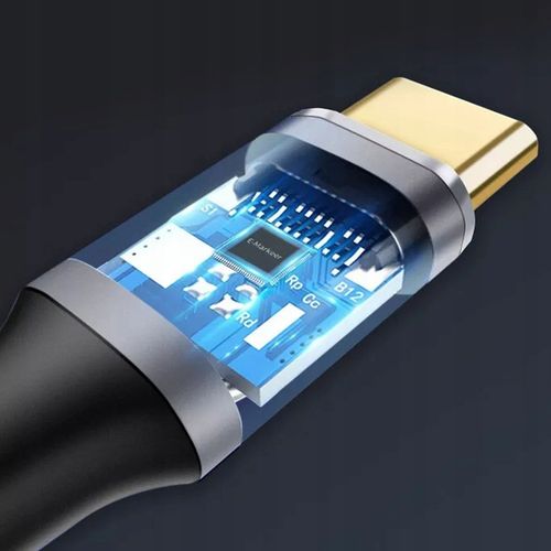 KABEL USB-C USB 3.1 TYP C KĄTOWY FAST CHARGE 10Gbps WIREWAY WW331315 1.5m na Arena.pl