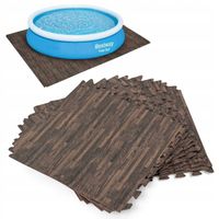 Mata izolacyjna piankowa puzzle Wood 50x50 12 szt. #58712