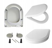 deska WC sedesowa klozetowa wolnoopadająca typ U uniwersalna pokrywa Estiva