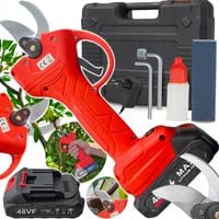SEKATOR AKUMULATOROWY Ogrodowy Elektryczny Nożyce do Gałęzi Li-Ion 48V