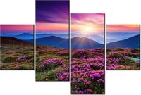 140CM 70 OBRAZ GÓRSKA ŁĄKA ŚCIENNY