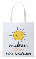 Dla Córki Córeczki Prezent Torba Eco Biała Shopper Z Nadrukiem Ze Zdjęciem