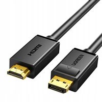 KABEL UGREEN DP101 DISPLAYPORT-HDMI 1M (CZARNY)