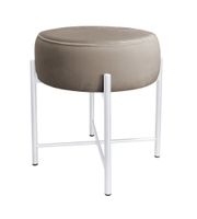 Taboret Pola noga metalowa biała MG09