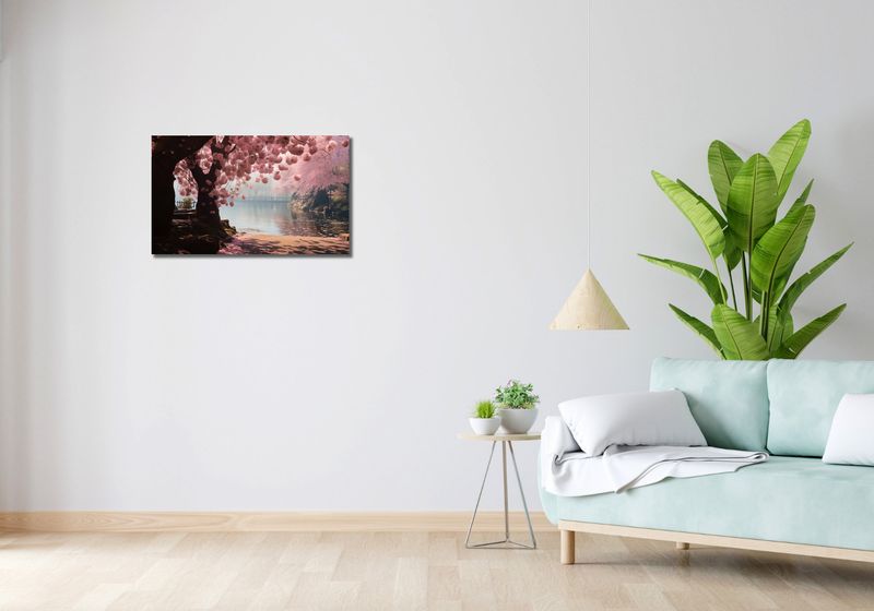 Obraz 70x40cm Spokój Sakury zdjęcie 2