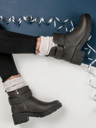 SZARE WORKERY NA PLATFORMIE Rozmiar - 40 na Arena.pl