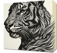 Obraz 40x40cm Tygrysi Gwizd