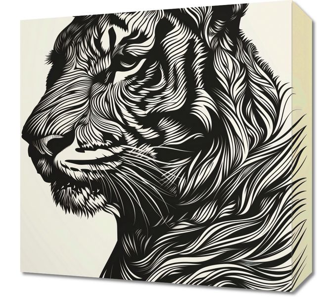 Obraz 40x40cm Tygrysi Gwizd zdjęcie 1