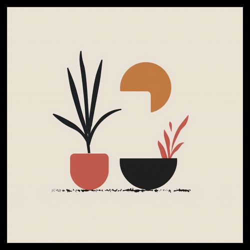Plakat 50x50cm Domowy Ogród na Arena.pl