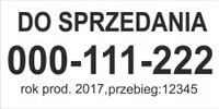 SPRZEDAM ZAMIENIE magnes na samochód auto 2szt.