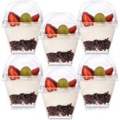 6x Kubki Pucharki Pojemniki na Desery Przekąski Przystawki do Deserów 180ml