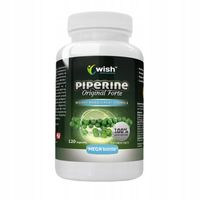 WISH PIPERINE ORIGINAL FORTE PLUS 8w1 120 kaps REDUKCJA WAGI ODCHUDZANIE