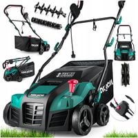 AERATOR WERTYKULATOR ELEKTRYCZNY DO TRAWY CM MOCNY 3w1 AREATOR KOSZ 55L