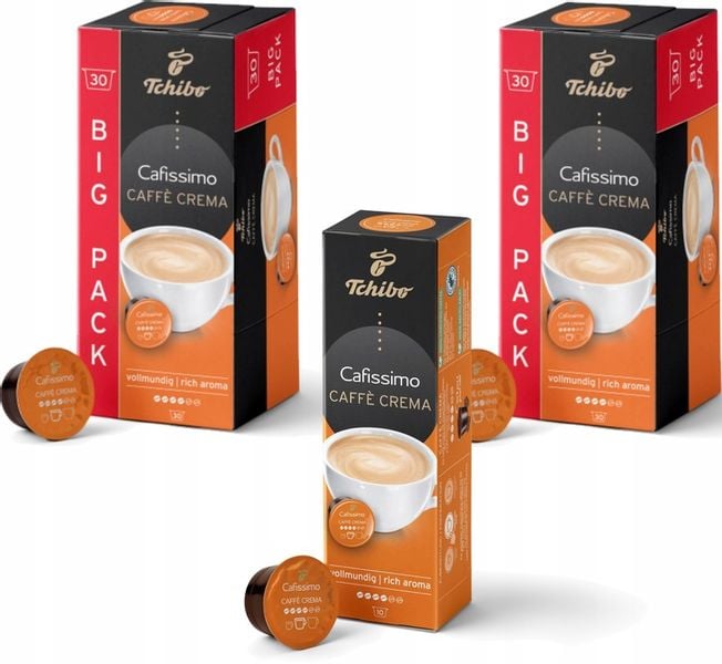 TCHIBO CAFISSIMO CAFFE CREMA VOLLMUNDIG 70 sz RICH zdjęcie 1