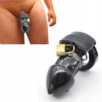 KAGANIEC MĘSKI PAS CNOTY CB6000 BDSM FEMDOM KLATKA NA PENISA