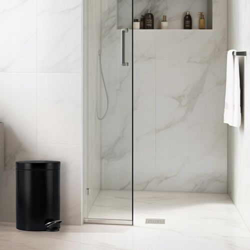 Kosz na śmieci łazienkowy pojemnik czarny elegancki wytrzymały na Arena.pl