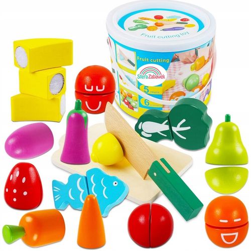 Drewniane warzywa i owoce do krojenia Doris na Arena.pl