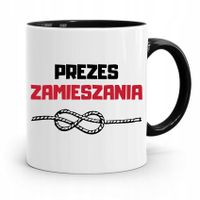 Dla Prezesa Viceprezesa Kubek Czarny Na Prezent Z Nadrukiem Ze Zdjęciem