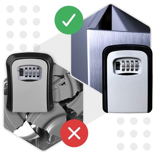 METALOWY sejf na klucze skrzynka szafka kasetka MOCNA skrytka z szyfrem kod na Arena.pl