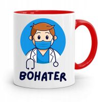 Kubek Czerwony Dla Doktora Bohater Z Nadrukiem Ze Zdjęciem