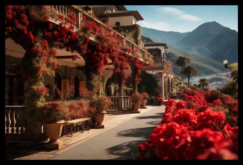 Plakat 45x30cm Czerwona Idylla na Arena.pl