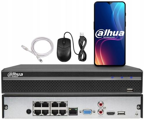 Zestaw Monitoringu IP Do Rozbudowy 5x Kamera 8Mpx IR/LED Rejestrator 8CH na Arena.pl