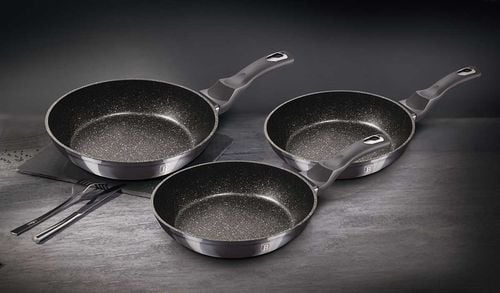 zestaw 3 patelni granitowych berlinger haus bh-6903 carbon pro na Arena.pl