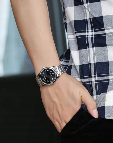 ZEGAREK MĘSKI CASIO HERMAN +BOX +GRAWER stalowy cyfry bransoleta srebrny na Arena.pl