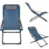 Wygodny leżak turystyczny składany plażowy na camping do ogrodu Nils NC3022