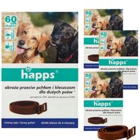 Obroża Dla Psa Na PCHŁY i KLESZCZE Dla Dużych Psów Happs 60 cm x 4