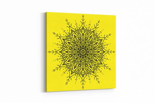 OBRAZ NA PŁÓTNIE CANVAS ABSTRAKCJA MANDALA 10 70X70 CM na Arena.pl