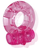 SEX PIERŚCIEŃ EREKCYJNY NA PENISA + SILNE WIBRACJE RÓŻOWY