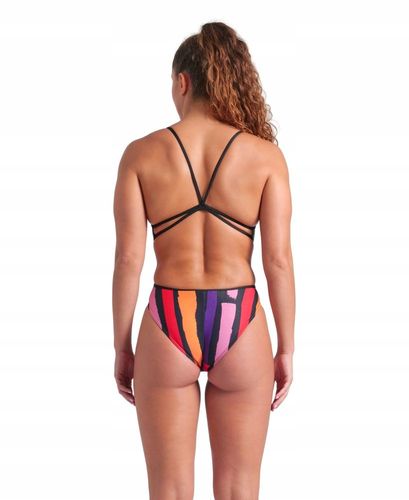 Damski strój kąpielowy na basen kostium jednoczęściowy Arena Stripe r.D40 na Arena.pl