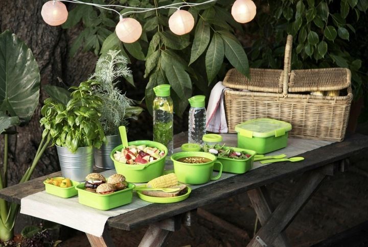 Butelka plastikowa Curver 750 bezbarwna na napoje z bidonem duża pojemność zdjęcie 6