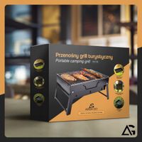 Grill węglowy ARSA GO 26,5 x 34,5 cm