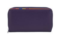 Antykradzieżowy portfel z ochroną RFID - Fioletowy