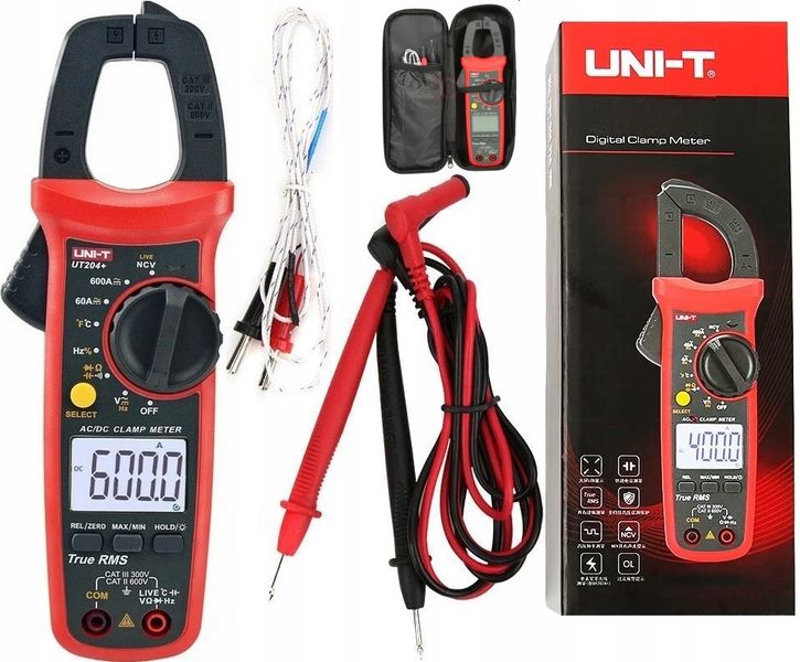 Miernik cęgowy Uni-T UT204+ zdjęcie 9