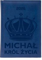 STYLOWY kalendarz król życia A4 2026 KSIĄŻKOWY TYGODNIOWY grawerowany