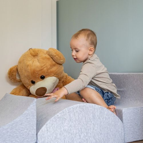 KiddyMoon Piankowy plac zabaw klin/górka/tunel/schodek DLA DZIECI na Arena.pl