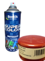 FARBA W SPRAYU LAKIER SUPER COLOR METALLIC CZERWONY 400ML