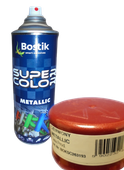 FARBA W SPRAYU LAKIER SUPER COLOR METALLIC CZERWONY 400ML