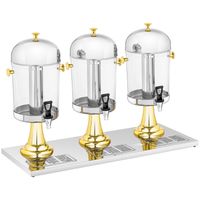 Dyspenser dozownik chłodzący bufetowy do soków napojów potrójny 3 x 8 l