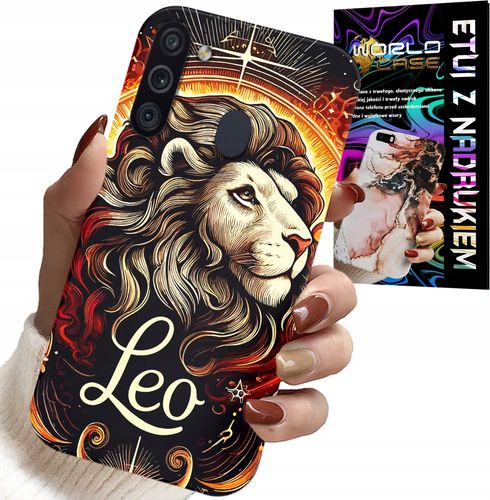 ETUI DO SAMSUNG GALAXY A21 - LEW, ZNAK ZODIAKU ASTRONOMIA, CASE + SZKŁO na Arena.pl