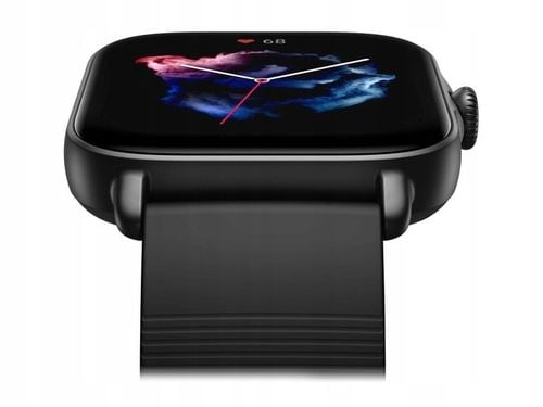 Zegarek Amazfit GTS 3 Graphite Black czarny GPS Bluetooth smartwatch na Arena.pl