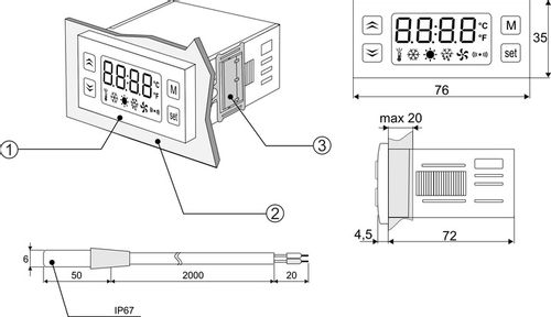 REGULATOR TEMPERATURY + czujnik gratis -50 150C T+ na Arena.pl