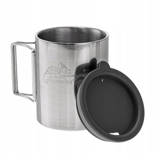 Kubek Termiczny Turystyczny HELIKON z przykrywką STAL NIERDZEWNA 250ml na Arena.pl