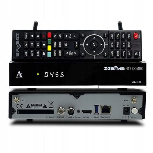ZGEMMA H17 Combo Wi-Fi DEKODER 4K ENIGMA2 E2 IPTV Cccam OsCam na Arena.pl