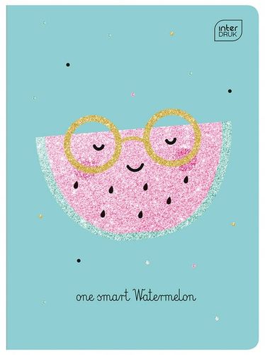 4 X ZESZYT A5 DLA DZIEWCZYNKI, 16 KARTEK, KRATKA, INTERDRUK, Brokat na Arena.pl